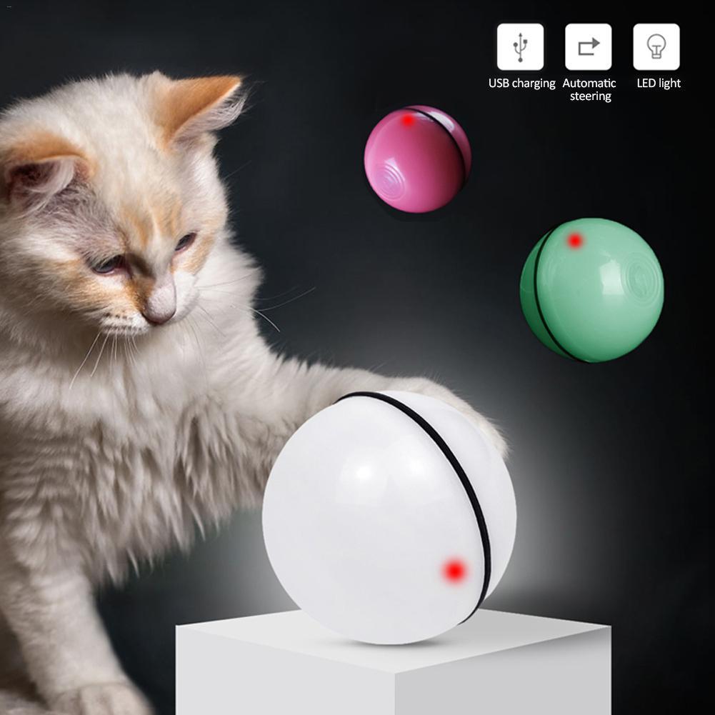 Pet Funny Cat Toy Ball- LED Laser Electronic Rolling ball