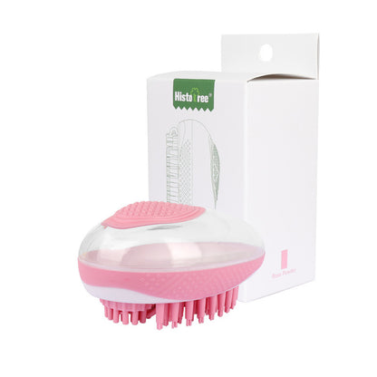 Dog Cat Bath Brush 2-in-1 Pet SPA Massage Comb.