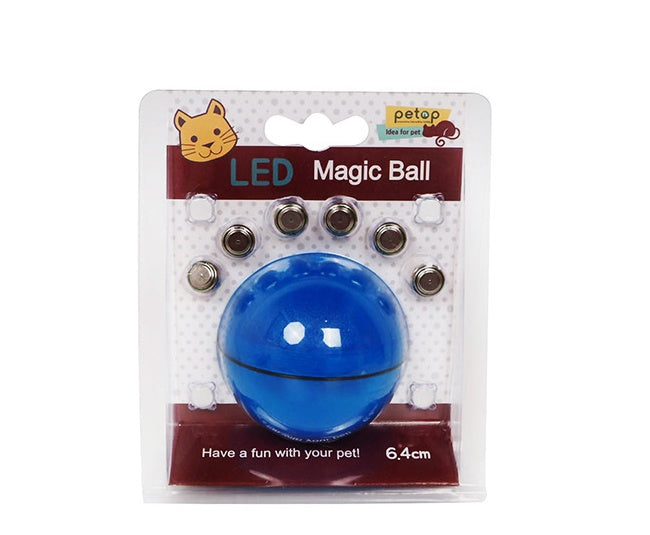 Pet Funny Cat Toy Ball- LED Laser Electronic Rolling ball
