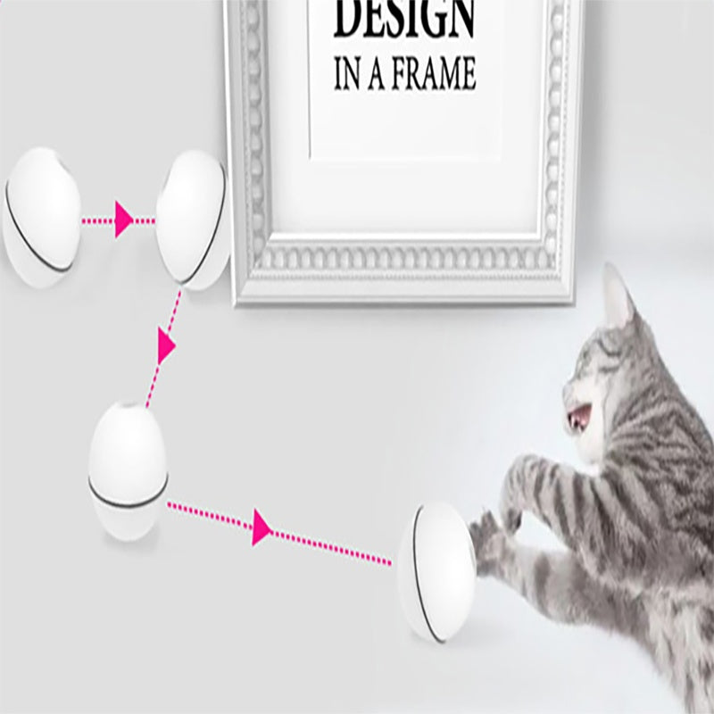 Pet Funny Cat Toy Ball- LED Laser Electronic Rolling ball