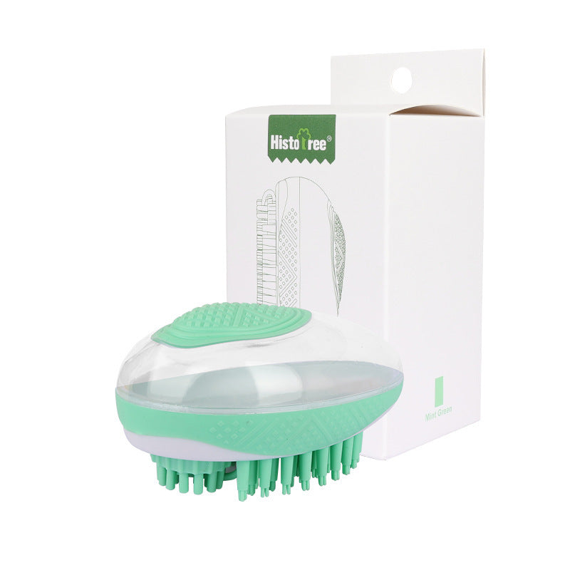 Dog Cat Bath Brush 2-in-1 Pet SPA Massage Comb.