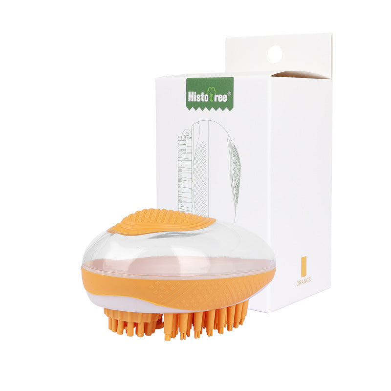 Dog Cat Bath Brush 2-in-1 Pet SPA Massage Comb.