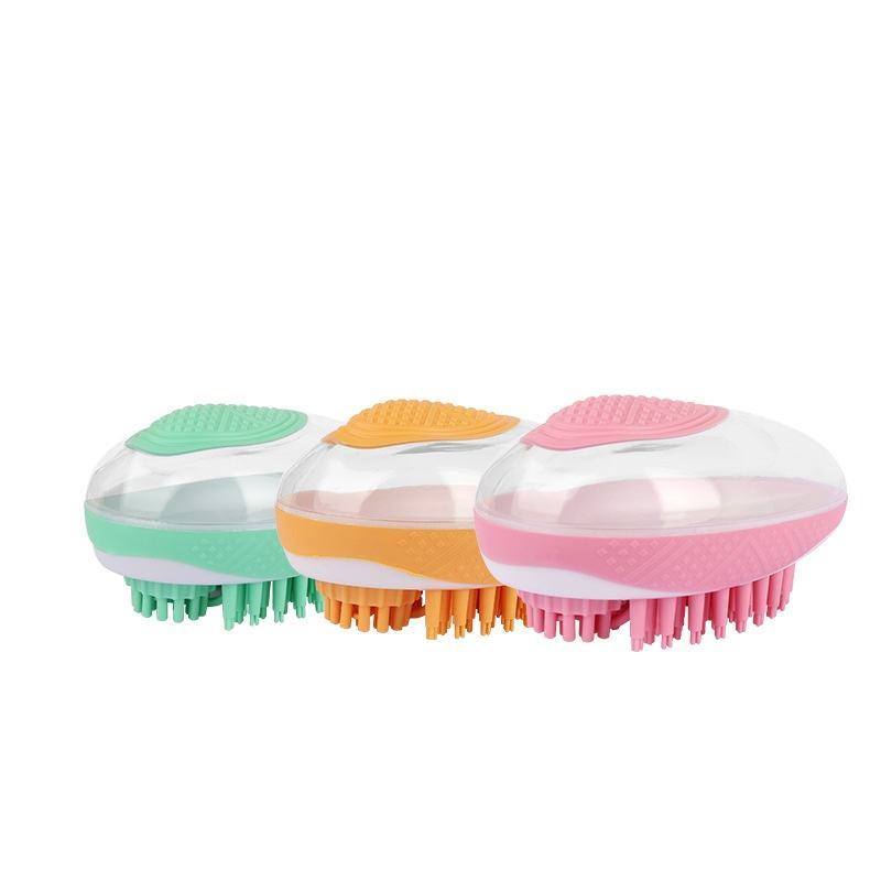 Dog Cat Bath Brush 2-in-1 Pet SPA Massage Comb.